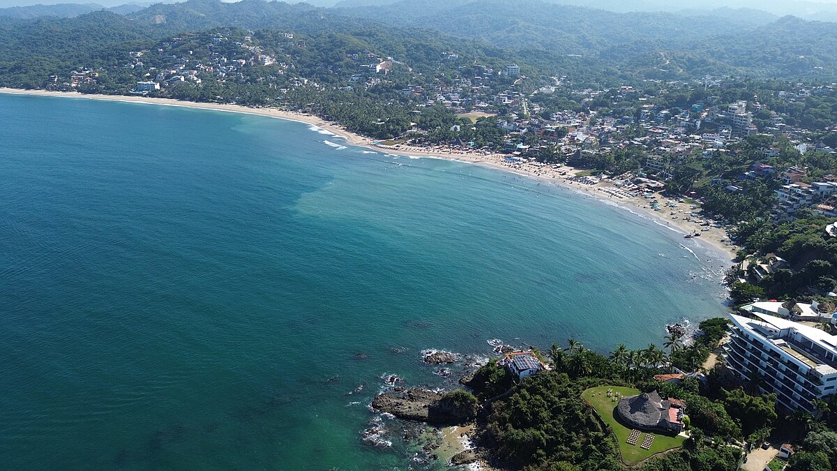 Sayulita beach Pacific coast Mexico